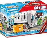 PLAYMOBIL City Life 70885 Müllfahrzeug mit Blinklicht, RC-fähig, Spielzeug für Kinder ab 4 Jahren