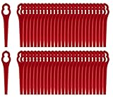 100 Stück Ersatzmesser-Set Kompatibel mit Einhell Rasentrimmer Zubehör FRT18A FRT18A1 Kunst 46155 FRT20A1,Einhell BG-CT 18 Li, RG-CT 18 Li, GE-CT 18 Li, GC-RT 18 Li