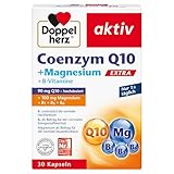 Doppelherz Coenzym Q10 + Magnesium EXTRA – Mit Magnesium als Beitrag für die normale Funktion der Muskeln und des Nervensystems – 30 Kapseln