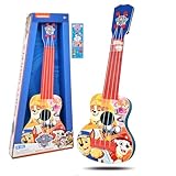 Paw Patrol Kinder-Spielzeug-Ukulele, Gitarre, 4 Saiten für Kleinkinder, Party, Gitarre, Ukulele, Spiel, Musikinstrument, Mini-Kindergitarre, Anfänger für Kinder