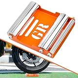 Grand PitStop Motorrad-Reinigungsständer - Paddock Stand Ersatz - Rollenständer für Reifenreinigung & Kettenschmierung - GRoller (Mittel (Fahrräder  485 lb & Reifenbreite