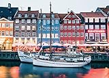 Ravensburger Puzzle Scandinavian Places 16739 - Kopenhagen, Dänemark - 1000 Teile Puzzle für Erwachsene und Kinder ab 14 Jahren, Puzzle mit Stadt-Motiv