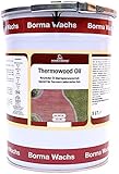 Borma Wachs 5 Liter Thermowood Natur Thermoholz Öl Holzöl (Farblos - 00)