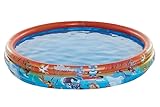 Gartenpirat Wehncke Ø 175 cm x 30 cm Planschbecken Family Pool mit Wasserauslassventil Pool Kinder