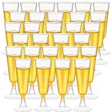 Forhome Sektgläser aus Plastik,30 Stück Champagner Gläser,Durchsichtige Champagnergläser Plastik,150ml Mehrweg Cocktailgläser,Mehrweg Cocktailgläser,Dessertbecher für Hochzeiten,Partys,Geburtstage