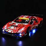 LIGHTAILING Licht-Set Für (Technic Ferrari 488 GTE AF Corse 51) Modell - LED Licht-Set Kompatibel Mit Lego 42125(Modell Nicht Enthalten)