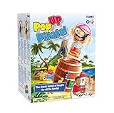 TOMY Offizielles Kinderspiel 'Pop Up Pirate', Hochwertiges Aktionsspiel für die Familie, Piratenspiel zur Verfeinerung der Geschicklichkeit Ihres Kindes, Popup Spiel, 4+