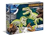 Clementoni Galileo Discovery – Ausgrabungs-Set T-Rex & Triceratops, Spielzeug für Kinder ab 7 Jahren, Ausgraben von Dinosaurier-Fossilien mit Hammer & Meißel, ideal als Geschenk 69408