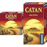 KOSMOS Bundle aus dem Basisspiel Catan - Das Spiel und Ergänzung 5-6 Spieler, Strategiespiel für 3-6 Personen ab 10 Jahren, Brettspiel-Klassiker, Familienspiel, Gesellschaftsspiel, Siedler von Catan