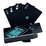 Schwarze Spielkarten Wasserdichtes Pokerkarten Profi Poker Playing Cards Karte Spielkarte Playing Cards aus Plastik Top Qualität Plastic Poker
