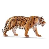 schleich 14729 Tiger, für Kinder ab 3+ Jahren, WILD LIFE - Spielfigur