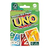 Mattel Games GTH23 - UNO 100% Papier Kartenspiel für die ganze Familie mit 112 Karten, Spieleabend mit der Familie, für Spieler ab 7 Jahren