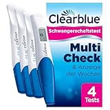 Clearblue Schwangerschaftstest Set, 1x Digitaler Frühschwangerschaftstest mit Wochenbestimmung + 1x Frühe Erkennung + 2x Schnelle Erkennung Pregnancy Tests