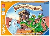 Ravensburger tiptoi 00124 Schatzsuche in der Buchstabenburg, Spiel für Kinder von 4-7 Jahren, für 1-4 Spieler
