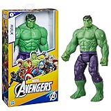Hasbro E7475 Marvel Avengers Titan Hero Series Blast Gear Deluxe Hulk ActionFigur, 30 cm Spielzeug, inspiriert von Marvel Comics, für Kinder ab 4 Jahren