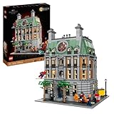 LEGO Marvel Sanctum Sanctorum, 3-stöckiges Modular Building Set mit Doctor Strange und Iron Man-Minifiguren, Spielzeug-Haus aus Avengers: Endgame, Sammlerstück für Fans, tolle Zimmer-Deko 76218