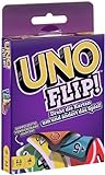 Mattel Games - UNO FLIP! Kartenspiel mit beidseitig bedruckten Karten, neuem Twist und spezieller FLIP-Karte, 2 - 10 Spieler ab 7 Jahren, GDR44