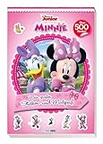 Disney Minnie: Mein großer Sticker- und Malspaß: über 500 Sticker: über 500 Sticker auf 30 Seiten, sowie 30 Seiten mit Ausmalbildern (schwarz-weiß)
