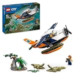 LEGO City Dschungelforscher-Wasserflugzeug, Spielzeug für Kinder, Dschungel-Spielzeug mit Minifiguren, Entdecker-Spielzeug für Mädchen und Jungen ab 6 Jahren 60425