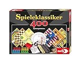 Noris 606111688 Spieleklassiker mit 400 Spielmöglichkeiten wie Yatzy, Mikado, Mühle, Dame, Backgammon oder Nur keine Aufregung, für 1 bis 6 Spieler ab 6 Jahren