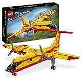 LEGO Technic Löschflugzeug Feuerwehr-Flugzeug-Spielzeug als Geschenk-Idee für Kinder ab 10 Jahre, Konstruktionsspielzeug und Kinderzimmer-Deko 42152