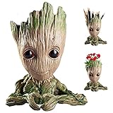 Baby Groot Blumentopf, Innovative Action-Figur aus Filmklassiker I AM Groot Für Home Decorations & aquariumpflanzen deko, Kreativer Geschenke für Erwachseneund Kinder