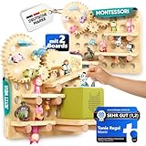 Monti Tonie Regal 2er Set für Tonies + Toniebox [stabiles Montessori Spielzeug] XL für 75 Toniefiguren + Box für Mädchen und Jungen | Kreativ Tonieregal zur Aufbewahrung | Zubehör Starterset