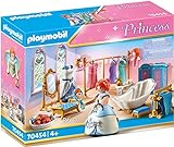 PLAYMOBIL Princess 70454 Ankleidezimmer mit Badewanne, Ab 4 Jahren