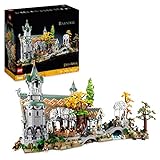 LEGO Icons DER Herr DER Ringe: BRUCHTAL, Großes Set für Erwachsene mit 15 Minifiguren, darunter Frodo, Sam und Bilbo Beutlin, baue das Tal von Mittelerde, ein großes Set exklusiv bei Amazon 10316
