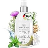 MYBUDDY DENT Bio Dentalspray für Hunde & Katzen Zahnpflege I 100% natürliches Bio-Zahnpflegespray vorbeugend & effektiv gegen Zahnstein & Mundgeruch I Zahnspray