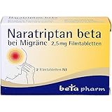 NARATRIPTAN beta bei Migräne 2,5 mg Filmtabletten 2 St