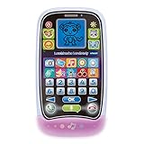 VTech Leuchtendes Lernhandy – Lerntelefon mit niedlichen Tierfreunden, spannenden Lernspielen, Liedern und Melodien – Für Kinder von 3-6 Jahren, White, Light Blue