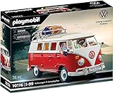 PLAYMOBIL Volkswagen 70176 T1 Camping Bus, Für Kinder ab 5 Jahren