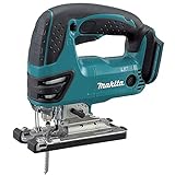 Makita DJV180Z 18 V Li-ion Akku Stichsäge Solo - nur das Gerät ohne Zubehör (ohne Akku, ohne Ladegerät, ohne Koffer ), Blau, Silber, Small