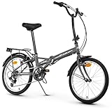 Anakon Folding Sport Klapprad, grau, Unisex