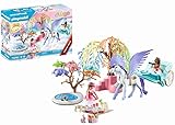 PLAYMOBIL Magic 71246 Picknick mit Pegasuskutsche, mit großem Kinderdiadem, Spielzeug für Kinder ab 4 Jahren