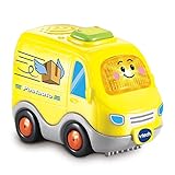 VTech Tut Tut Baby Flitzer - Postauto – Spielzeugauto mit Musik, aufleuchtender Taste, spannenden Sätzen und Geräuschen – Für Kinder von 1-5 Jahren