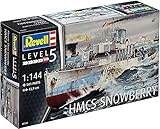 Revell Modellbausatz Schiff 1:144 - Flower Class Corvette HMCS SNOWBERRY im Maßstab 1:144, Level 5, originalgetreue Nachbildung mit vielen Details, 12 Jahre to 99 Jahre, 05132, merhfarbig
