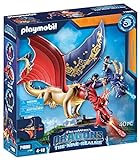 PLAYMOBIL DreamWorks Dragons 71080 Dragons: The Nine Realms - Wu & Wei mit Jun, Dragons-Figuren und Spielzeug-Drache mit Schussfunktion, für Kinder ab 4 Jahren