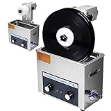 6 l Ultraschall-Schallplattenreiniger, 4 Schallplatten, automatische rotierende doppelseitige LP-Reinigung, Schallplatten-Reinigungssystem für professionelle Reinigung