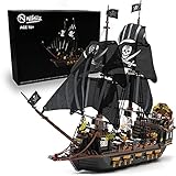 Nifeliz Black Hawk Piratenschiff Modell Bausteine Spielzeug Set, Piraten Schiff Bauspielzeug für Jugendliche, Ein tolles Geschenk für Erwachsene (1352 Teile)