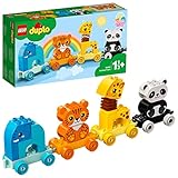LEGO 10955 DUPLO Mein Erster Tierzug Mit Spielzeug-Tieren, Eisenbahn, Lernspielzeug Für Kleinkinder Ab 1,5 Jahren, Meine Ersten Bausteine