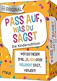 Pass auf, was du sagst – Die Kinderedition: Wer bei diesem Spiel »Ja«, »Nein« oder »Vielleicht« sagt, verliert! | Das Original. Das perfekte Geschenk. Für Kinder ab 6 Jahren