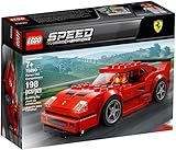 LEGO 75890 Speed Champions Ferrari F40 Competizione, Bauset mit Rennfahrer-Minifigur, Fahrzeugspielzeuge für Kinder, Forza Horizon 4 Erweiterungsset