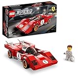 LEGO Speed Champions 1970 Ferrari 512 M Bausatz für Modellauto, Spielzeug-Auto, Rennwagen für Kinder, 2022 Kollektion 76906