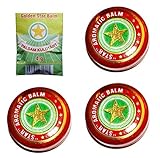 3 er PACK Vietnamesischer Balsam je 4g Золотая звездочка Golden Star, Erkältung