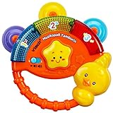 VTech Baby Musikspaß Tamburin – Elektronisches Spielzeug mit Musik und Geräuscheffekten – Für Kinder von 9-36 Monaten