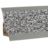 HOLZBRINK Küchenabschlussleiste Granit dunkel Küchenleiste PVC Wandabschlussleiste Arbeitsplatten 23x23 mm 150 cm