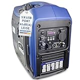 NTG Inverter Stromerzeuger Generator | 2800 W | leise nur 65 dB(A) | 2 x USB Port | 5l Tankvolumen l 4-Takt Motor | Benzin l Ölsensor & Eco-Modus l Tragegriff | Stromaggregat l Notstromaggregat