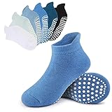 Mowenti Stoppersocken Jungen ABS Baby Socken Antirutschsocken 6 Paar Mädchen 1-3 Jahre Kleinkind Krabbelsocken Kinder Bunt_3 Kurze